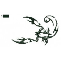 Scorpion Tattoo Embroidery Design 21